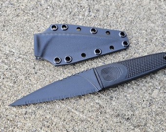 Cold Steel "FGX Skean Dhu" Custom Kydex Sheath, Paracord, Pancake Style 2.0. Optional Belt Attachments,