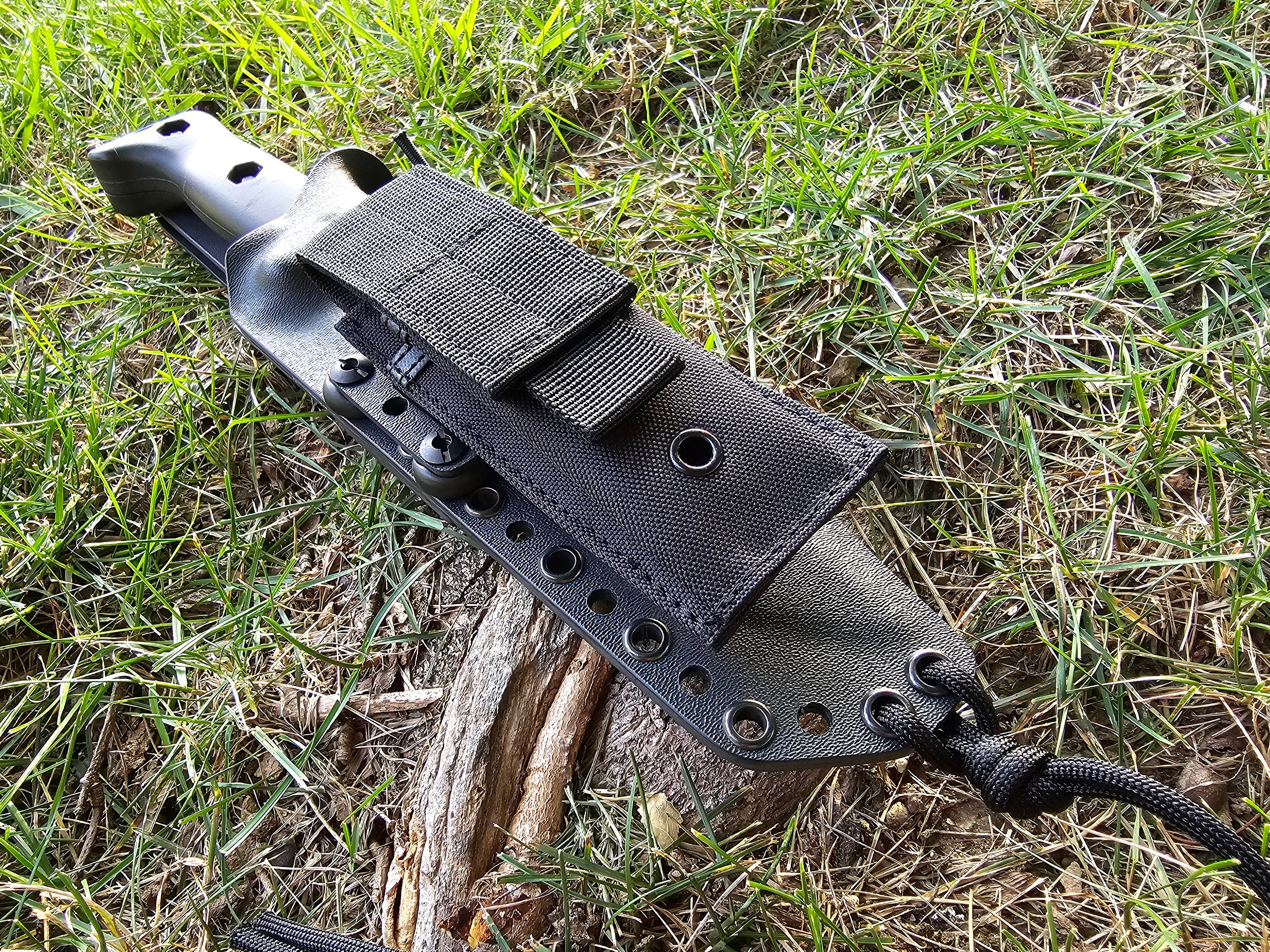 KA-BAR BK7 2.0 カスタム カイデックス シース、ダングラー キャリー