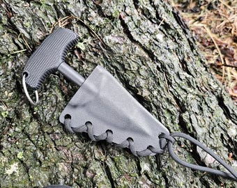 Cold Steel "FGX PUSH 2" Custom Kydex Sheath, Paracord, Taco Style NE