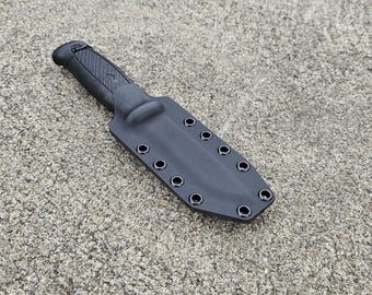 MORA Garberg Custom Kydex Sheath (Pancake Style sheath 1.2), Optional Belt Attachments. Sheath fits ALL VERSIONS of the Mora garberg knives.