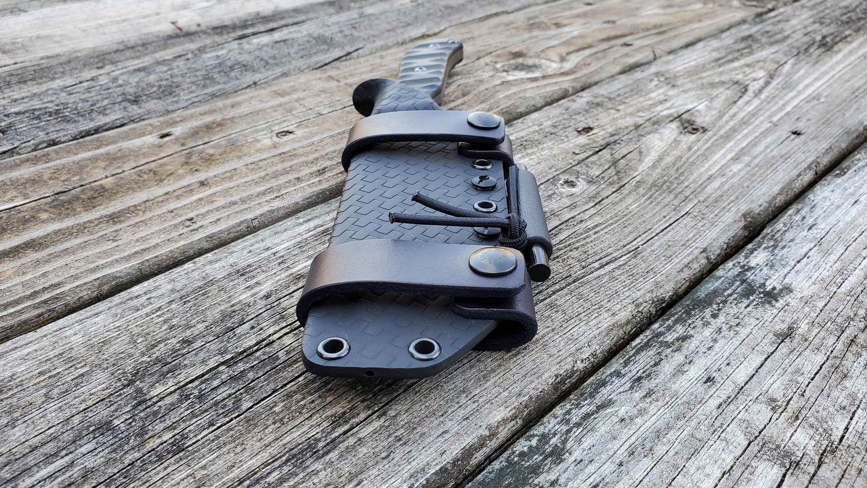 トップス k-hero Tops Silent Hero Sheath Tops Silent Hero Custom Kydex Knife