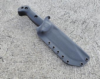 KA-BAR BK-10 Crewman Knife Custom Kydex Sheath, Taco Style, optional belt Attachment.