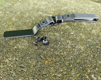 Colgante KYDEX con presilla para cinturón Kydex, tamaño pequeño, se adapta a cinturones de hasta 2"