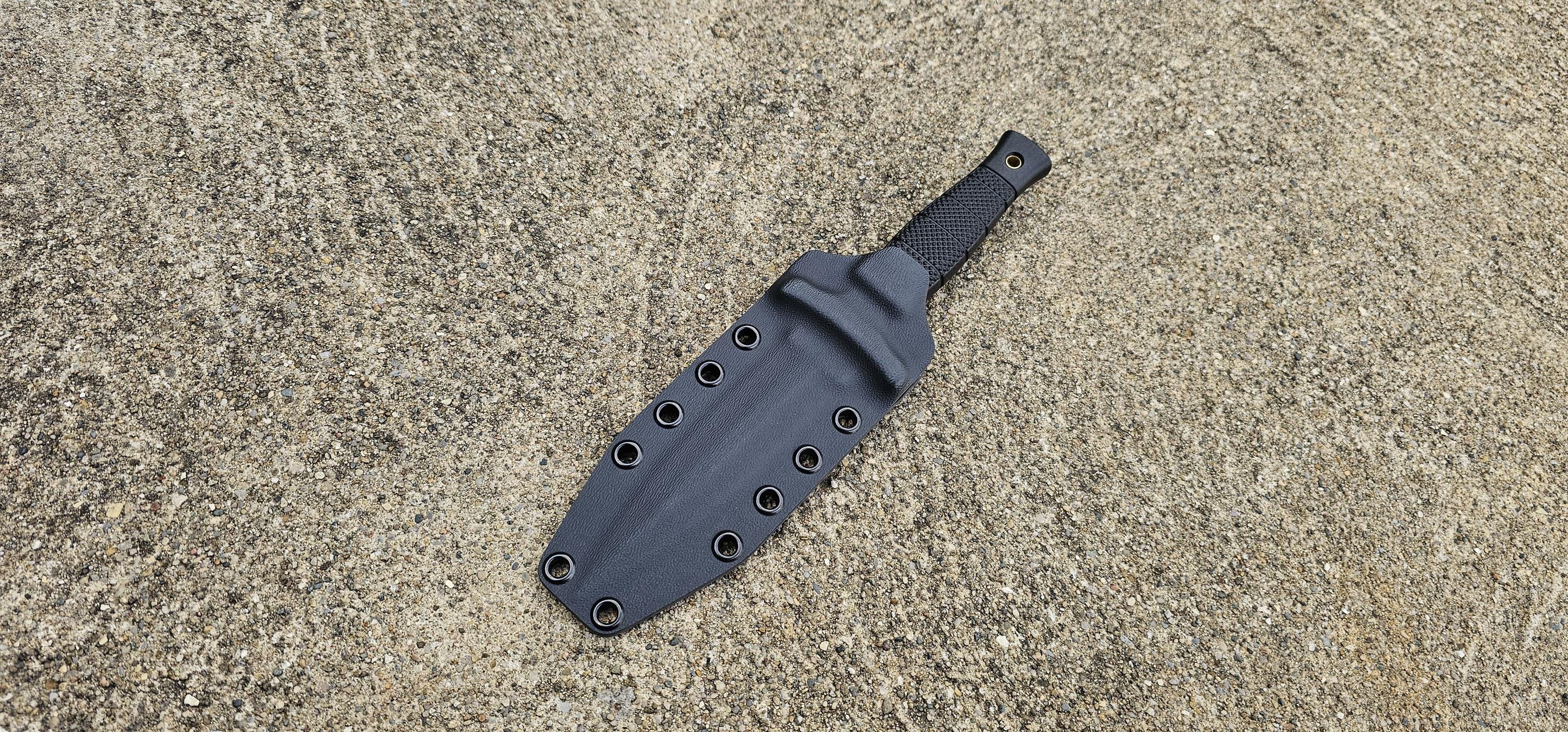 SOG HQ Nightshade Boot Knife Custom Kydex Sheath (pancake Style