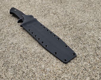 Funda de kydex personalizada COLD STEEL "OSS", tipo panqueque, con accesorios opcionales para el cinturón a elegir.