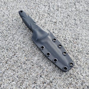 Smith and Wesson S&W H.R.T. Spear point 3.5&quot; blade Custom Kydex Sheath Only, Pancake Style.