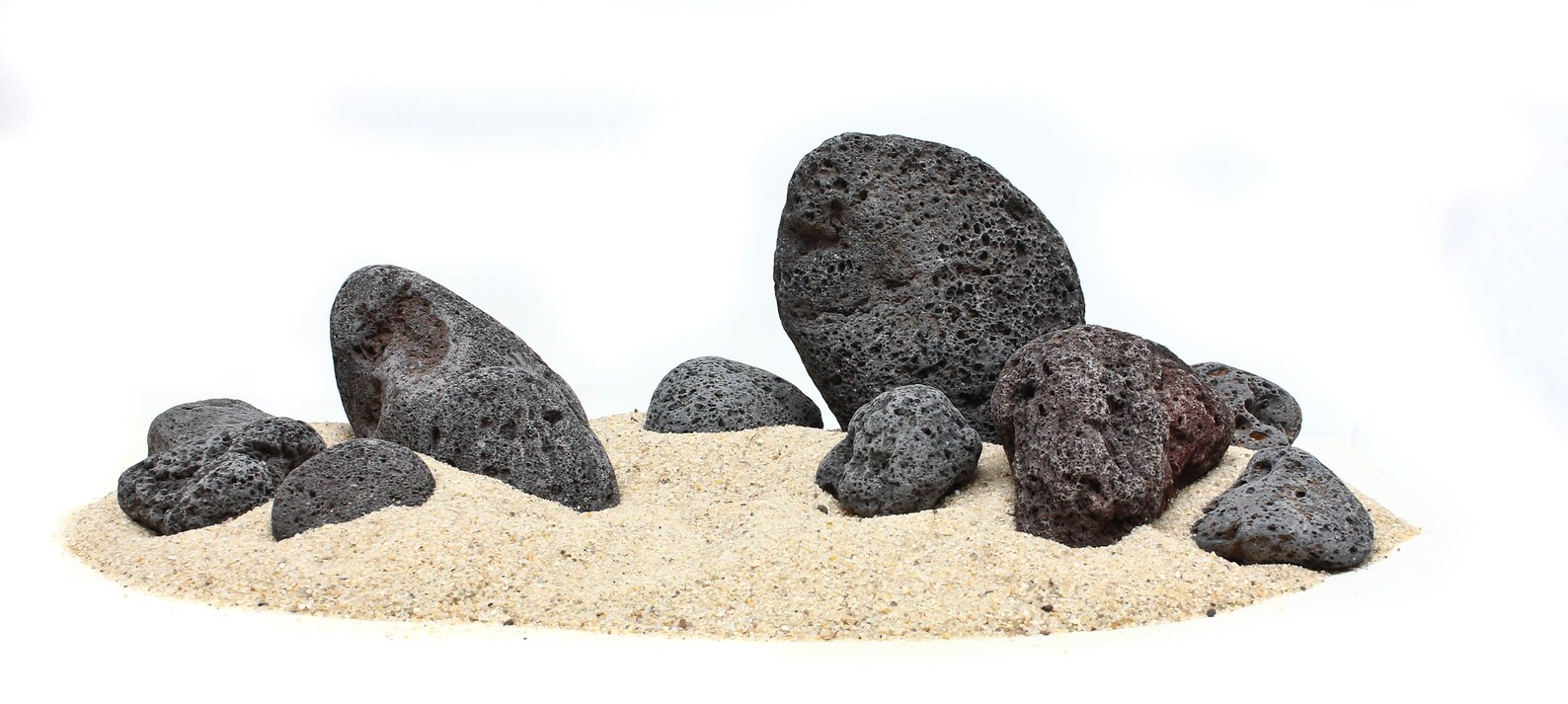 Black Lava Stone Aquarium Aquascape Smooth Safe for ALL Etsy