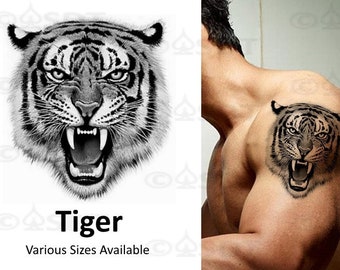 Tiger Tattoo Etsy