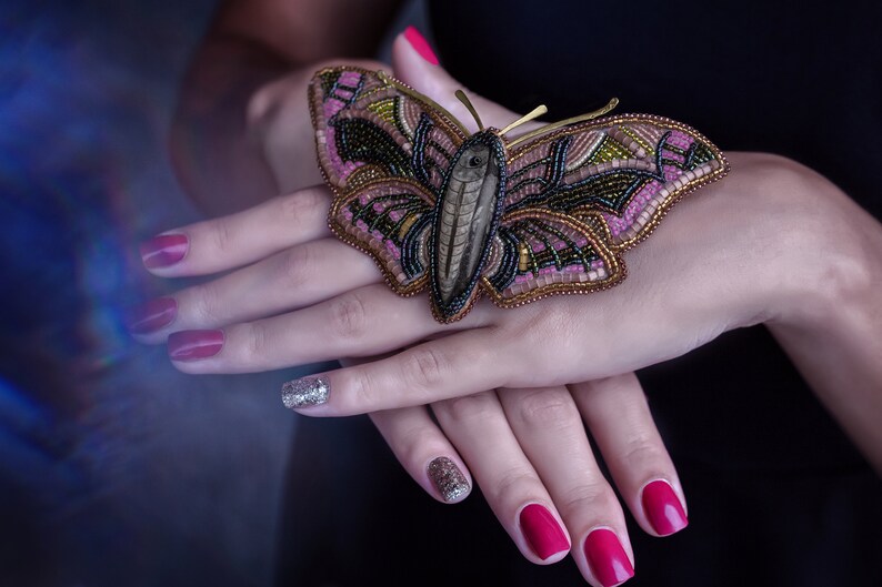 Butterfly Barrette For Thick Hair Mom Gift From Daughter Etsy
