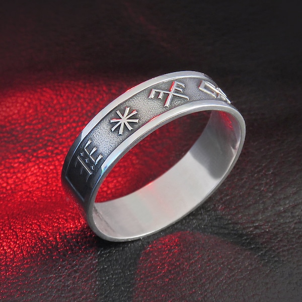 Latvian Symbols Ring Etsy