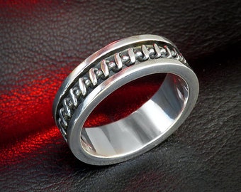 Braided Sterling Silver Band for Men and Women