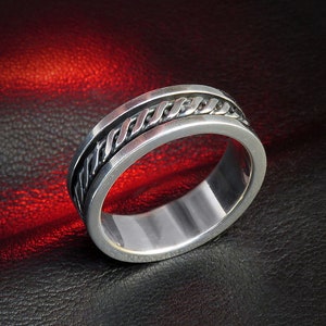 Geflochtener Silber-Ring: Keltischer Ehering