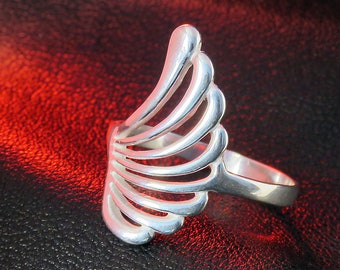 Nautical Sterling Silver Ring for Women, Beach Jewelry