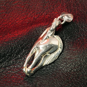 Sterlign Silver Horse Pendant, Horse Jewelry, Good Luck Gift