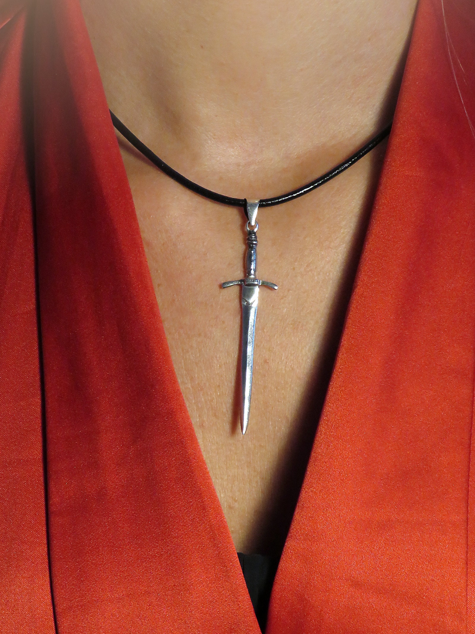 Medieval sword pendant weapon jewelry protection pendant Etsy