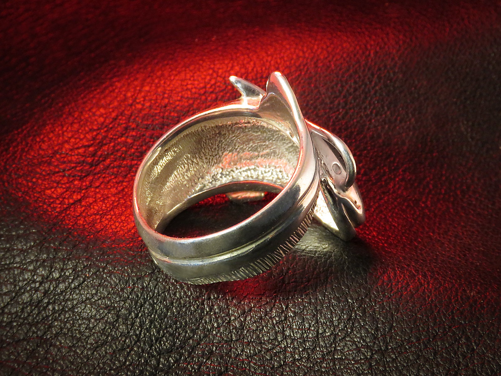 Catfish Ring, Sterling Silver and Cubic Zirconia, Catfish Jewelry, Unique  and Beautiful Fish Ring 
