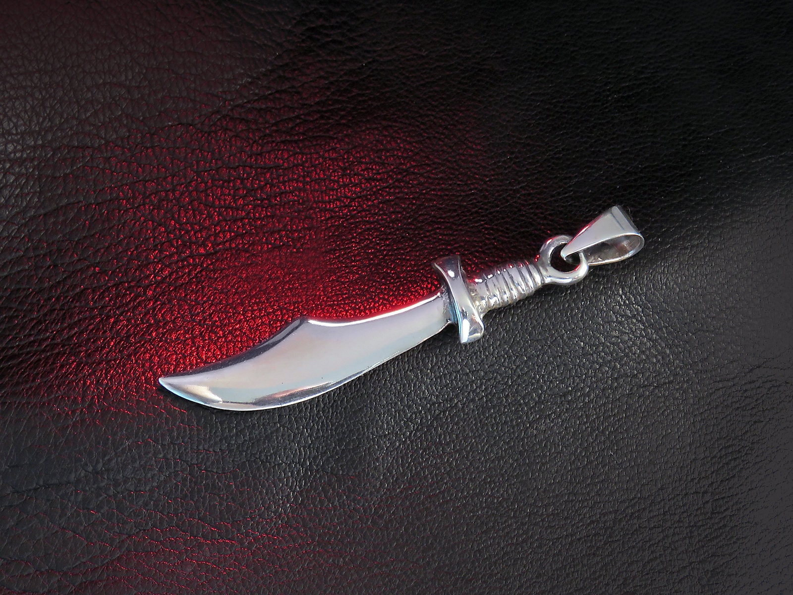 Sterling Silver Knife Pendant Knife Jewelry Sword Charm Etsy Australia