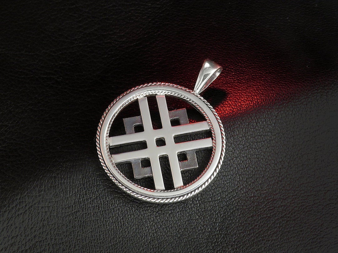 Baltic Ancient Sign Pendant Oak and Sun, Baltic Jewelry, Sterling ...