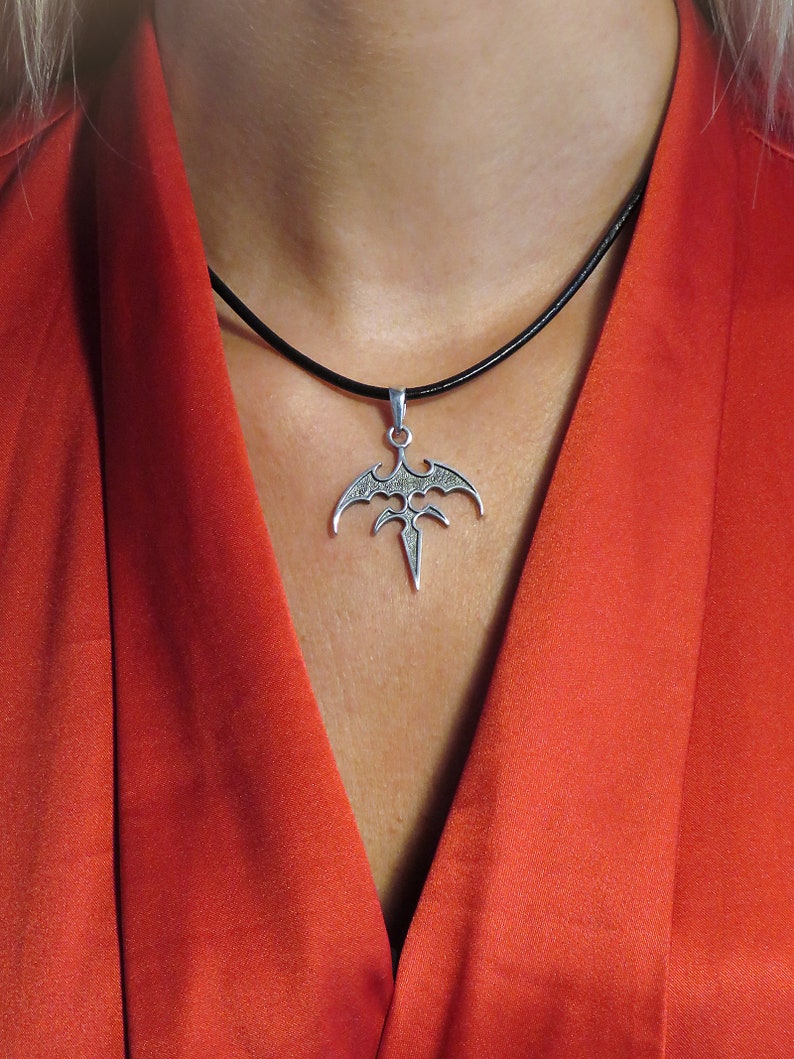 Gothic Blade Pendant Oxidized Sterling Silver Goth Jewelry Etsy