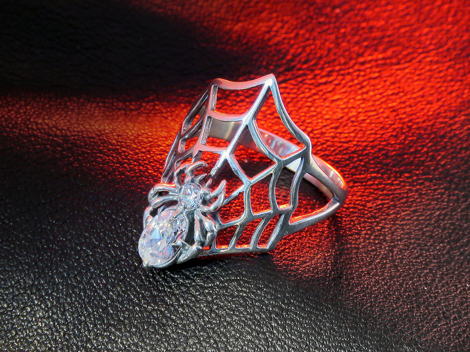 Sterling Silver Spider Ring for Women Spider  Ring With Etsy