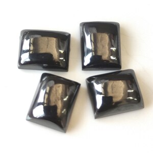 Natural Hematite Rectangle Cabochon Flat Back Gemstone Calibrated Sizes 3x5,4x6,5x7,6x8,7x9,8x10,10x12,10x14,12x16,13x18,15x20,16x22,20x30MM