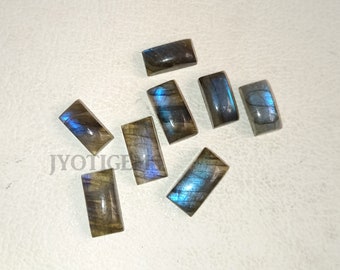 Natural Labradorite Natural Gems Rectangle cabochon" calibrated Size 4x6,5x7,6x8,7x9,8x10,9x11,10x12,10x14,12x16,13x18,15x20 mm
