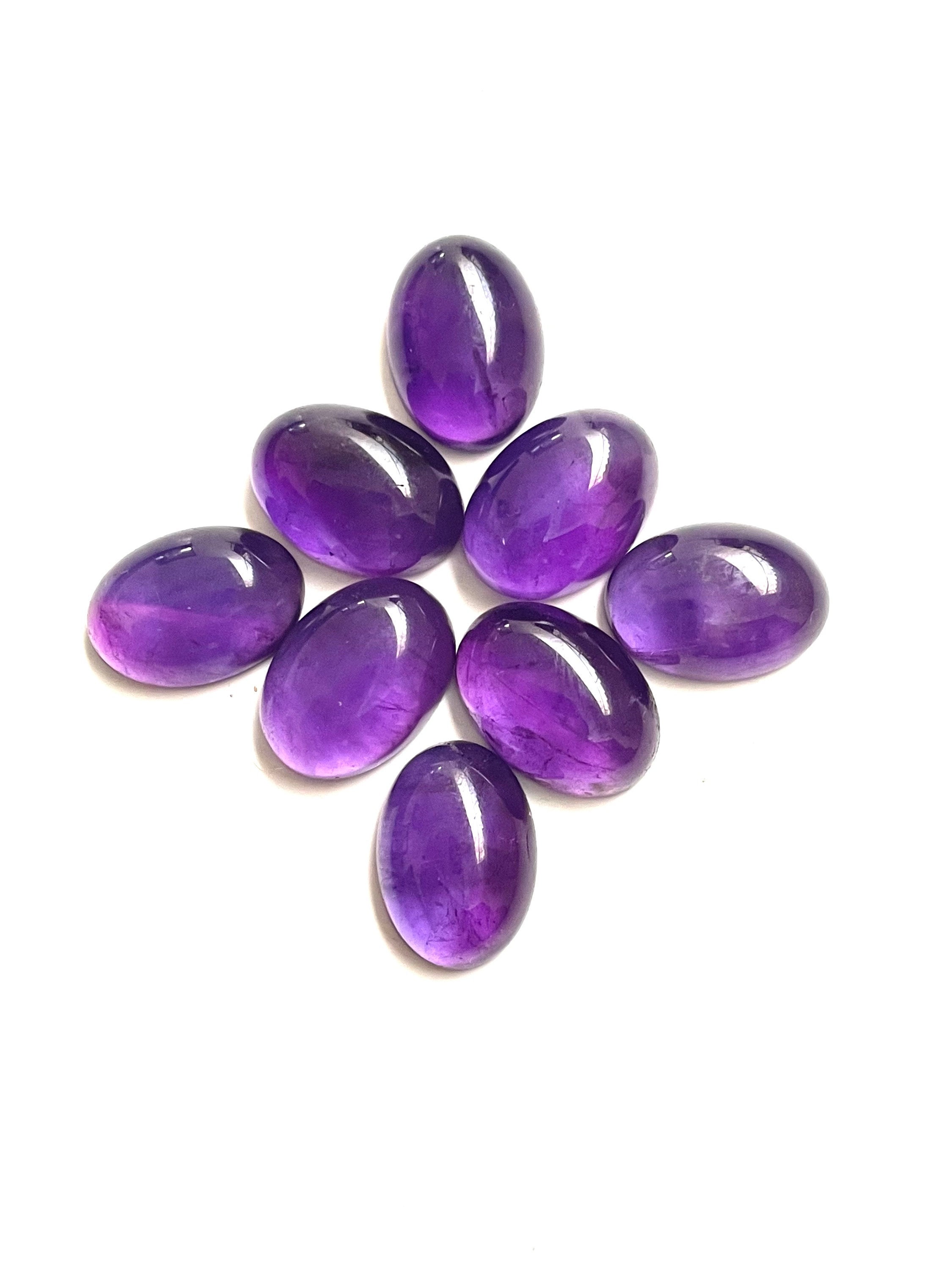 16mm X 12mm Faceted Amethyst - Etsy