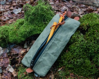 Tent Peg Pouch Wax Canvas
