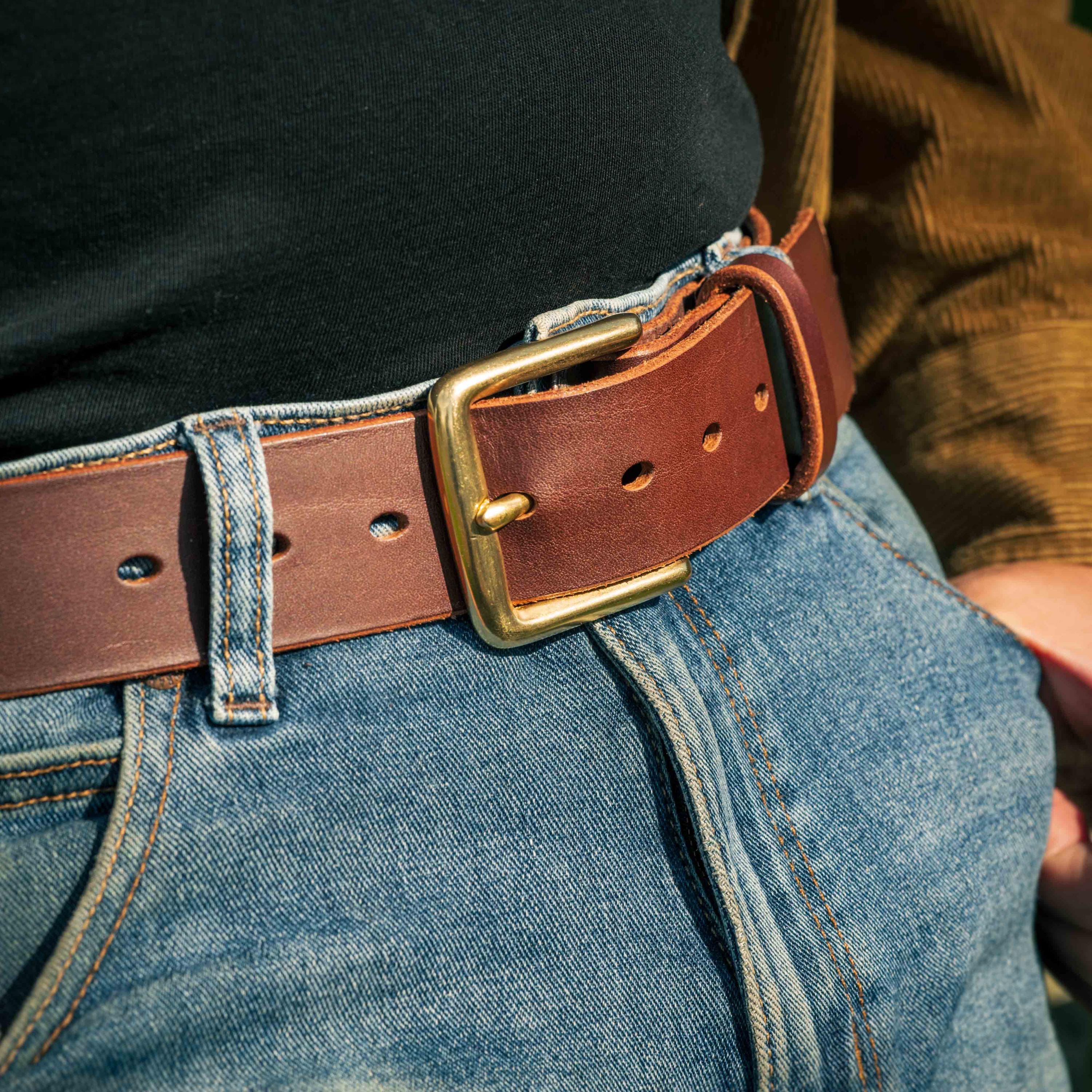 The Countryman Belt | Brass Buckle - Etsy