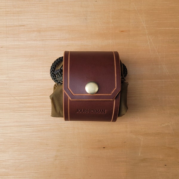 Worek zrzutowy dla zbieraczy | Skóra i płótno