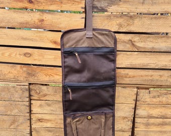 Waschrolle aus gewachstem Canvas