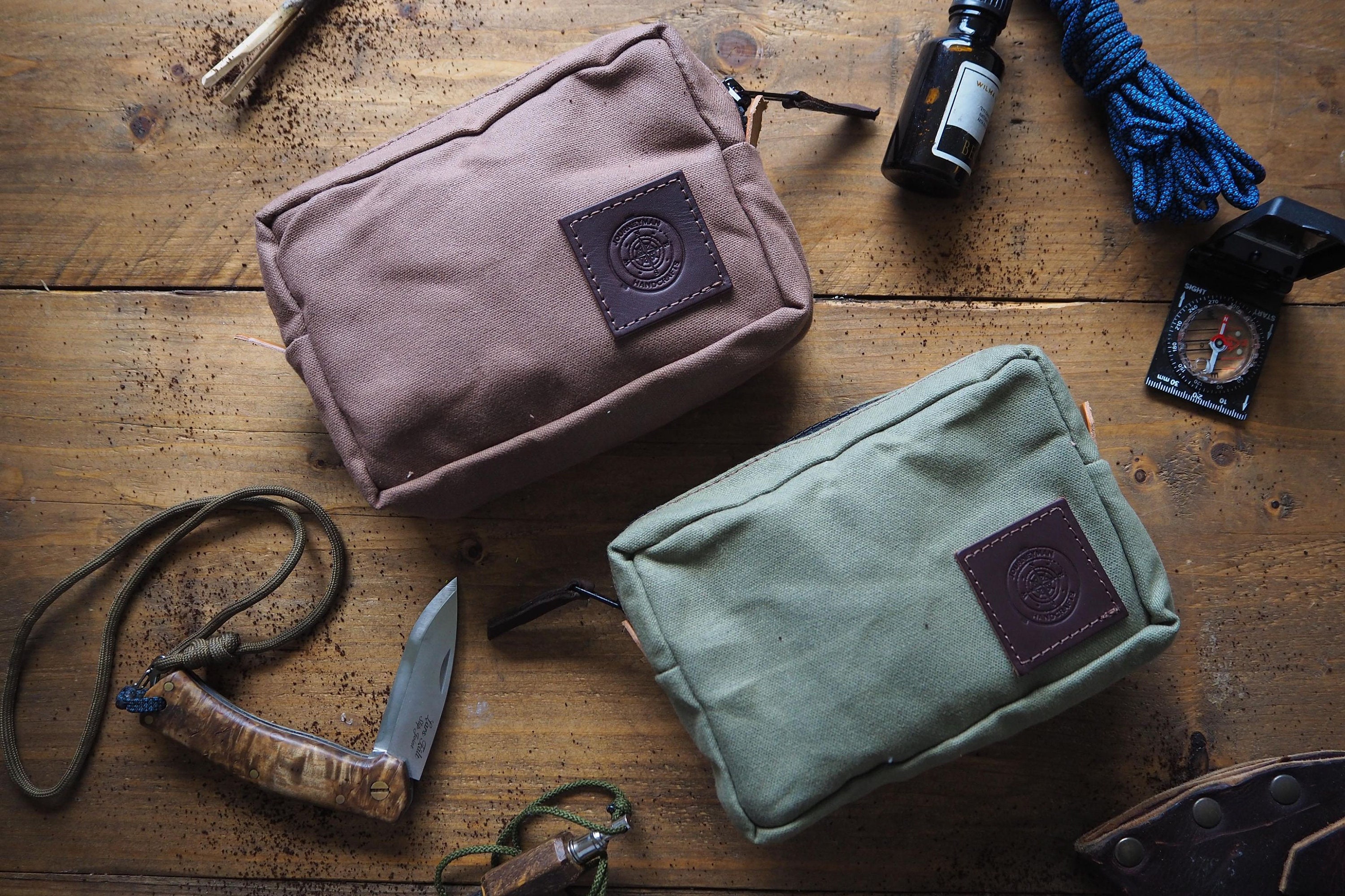 Canvas belt pouch deals