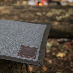Wool & Wax Canvas Seat Pad, Sit Mat, Settle Mat