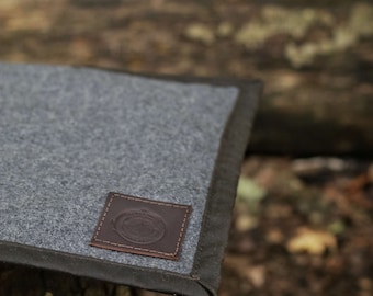 Wool & Wax Canvas Seat Pad, Sit Mat, Settle Mat