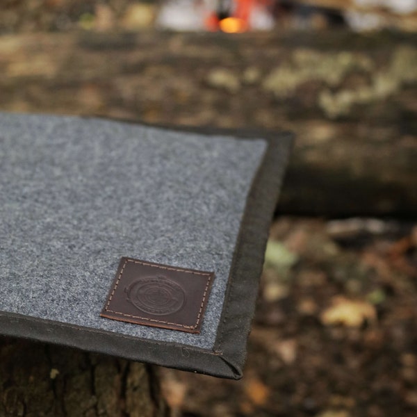 Wool & Wax Canvas Seat Pad