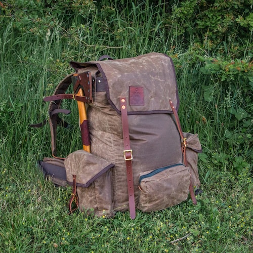 The Journey Pack Bushcraft Wax Canvas Rucksack PRE ORDER - Etsy