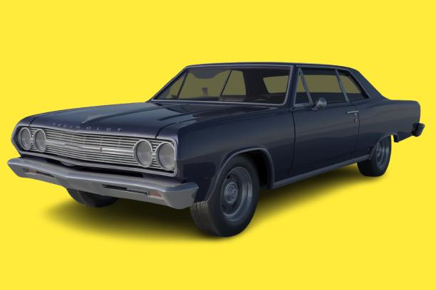 3D STL-bestand Chevy Chevelle Modelcarkit 1965