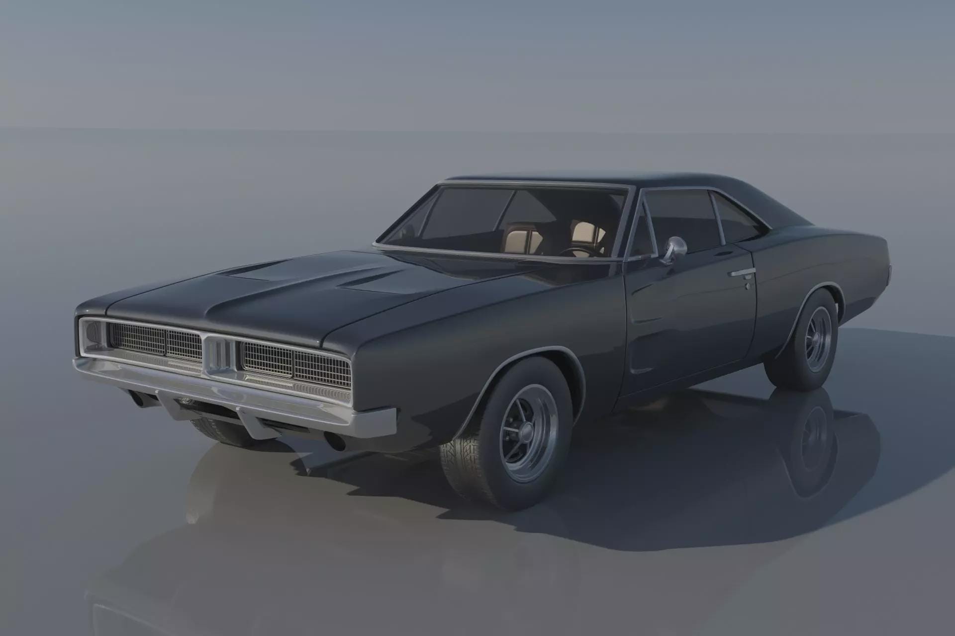 Dodge Charger 1969 3D STL FILE - Etsy