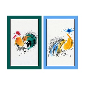 Funky Chicken Luxury Playing Cards per Bridge Canaster Whist Cribbage o qualsiasi altro gioco. Regalo perfetto per Natale Compleanno Inaugurazione della casa.