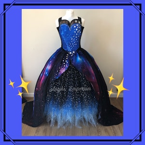 galaxy ball gown