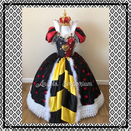 Queen of Hearts Costume 1860 Ball Gown. - Etsy