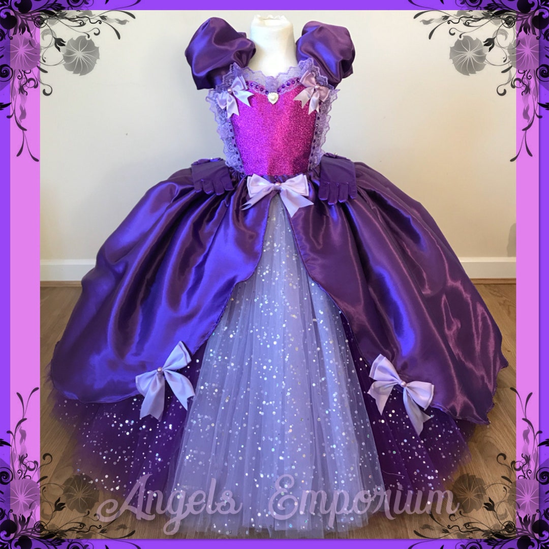 dark purple princess dress black disney princess purple dress EGL Black Purple & White Pink Bow Lace Gothic Princess Dress Sugarplum Store-parroquiadesanalbertomagno.com