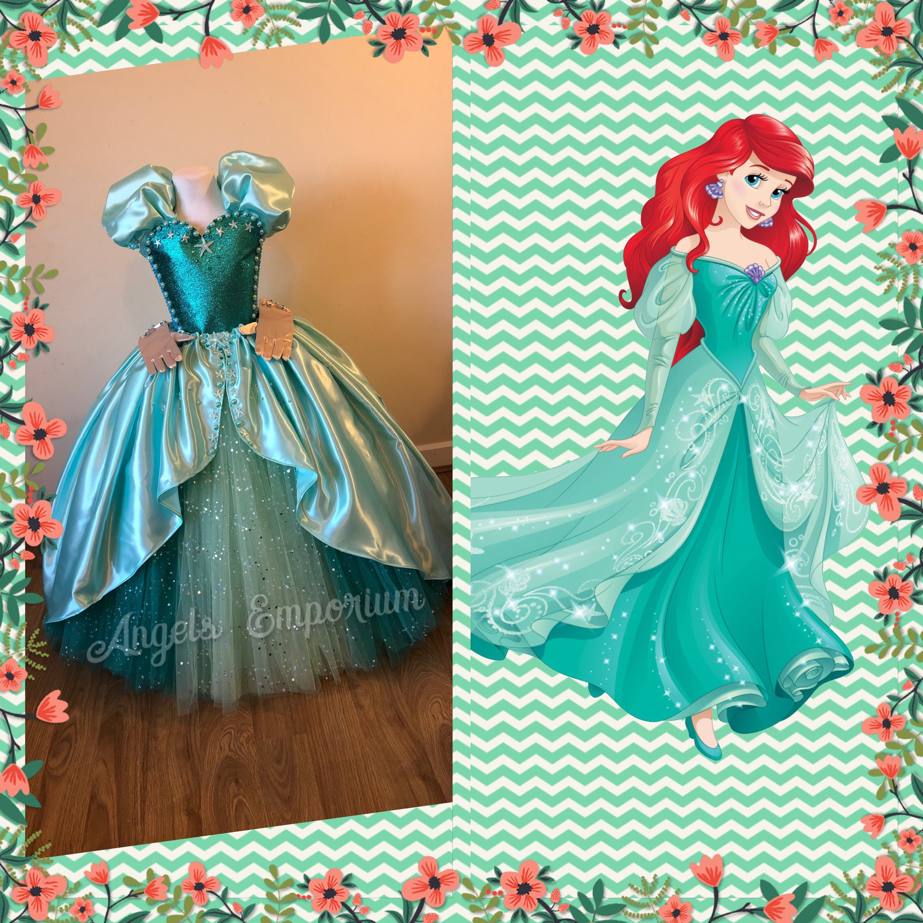Princesa Ariel La Sirenita Inspirada en Tutu Vestido Satin - Etsy España Princesa Ariel La Sirenita Inspirada en Tutu Vestido Satin - Etsy España