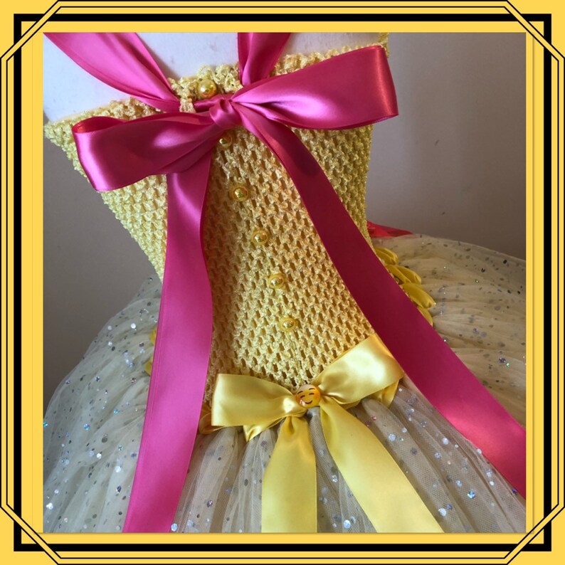 The Ultimate Emoji Party Tutu Dress Lemon Yellow Bright Pink Etsy