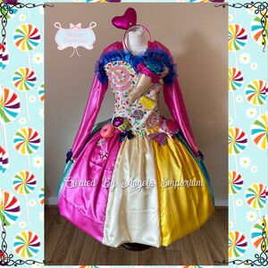 chinese dress ladies Lollipop Candy Costume Female Womens Girls Skirt Dress Cosplay