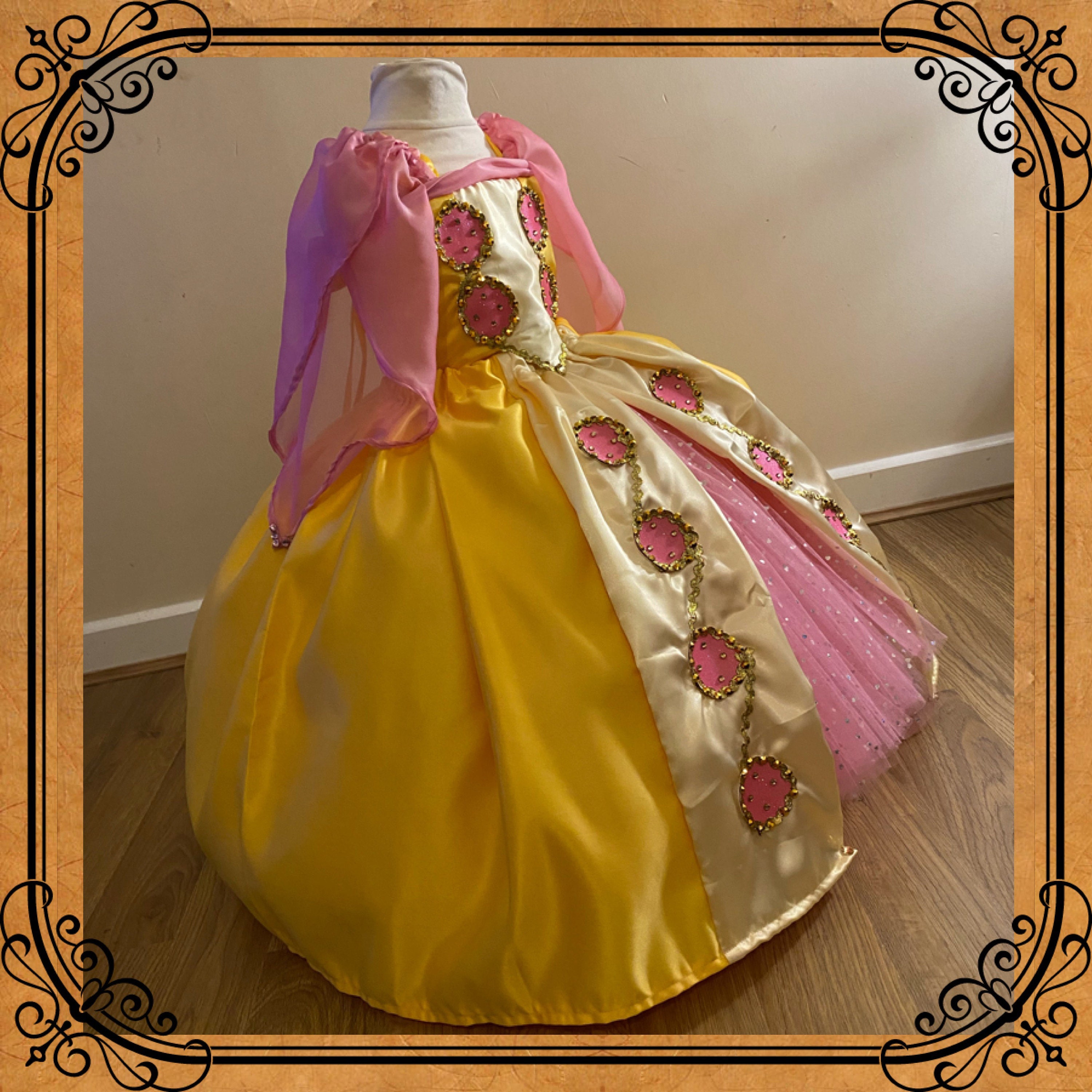 Luxury Princess Anastasia Inspired Tutu Dress Golden Yellow - Etsy