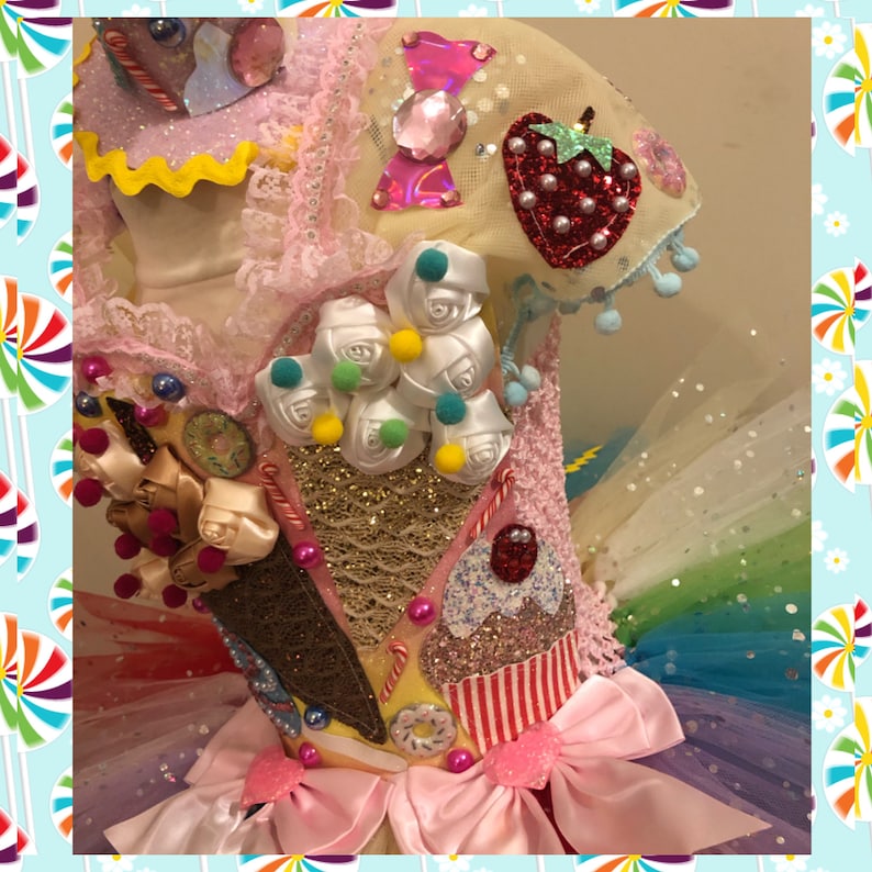 Candy Land Theme Tutu Dress Rainbow Sweets Treats Lollipop - Etsy