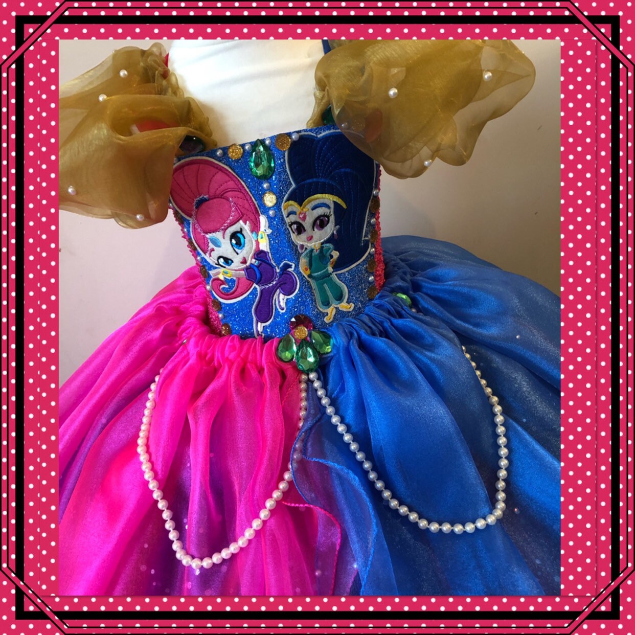 Shimmer and shine tutu best sale dress
