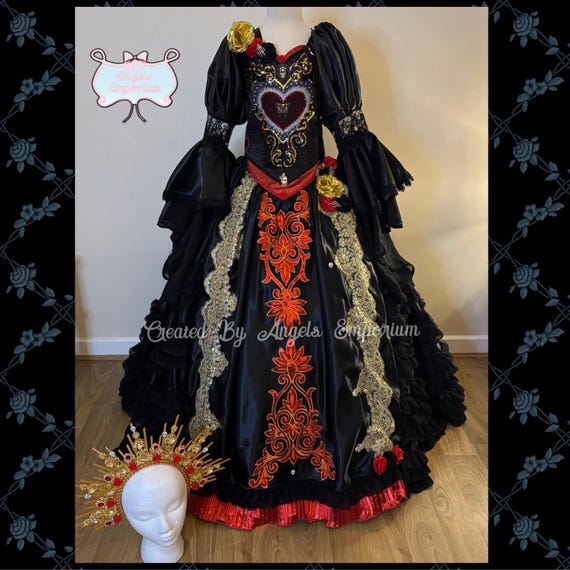 The Ultimate Day Of The Dead Mexican Culture Sugar Skull Inspired Black Tutu Dress Pageant Ball Gown Cosplay Halloween Costume Spooky Season