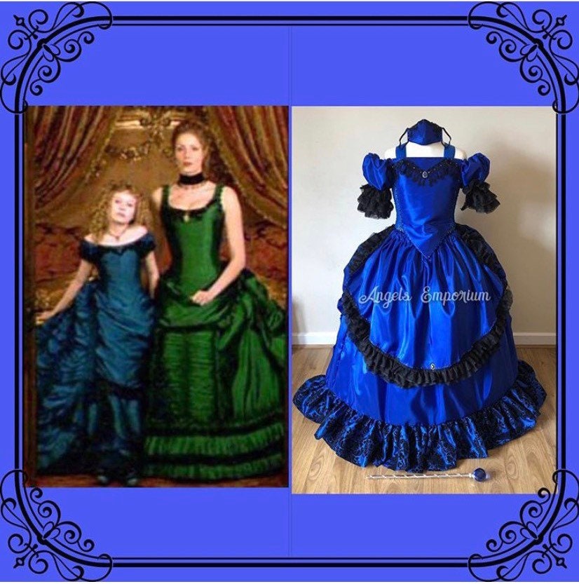Claudia Interview With A Vampire Gown Cosplay Theatre Royal Blue Regal Ball  Gown Crochet Top Halloween Costume Gothic Period Victorian - Etsy Australia